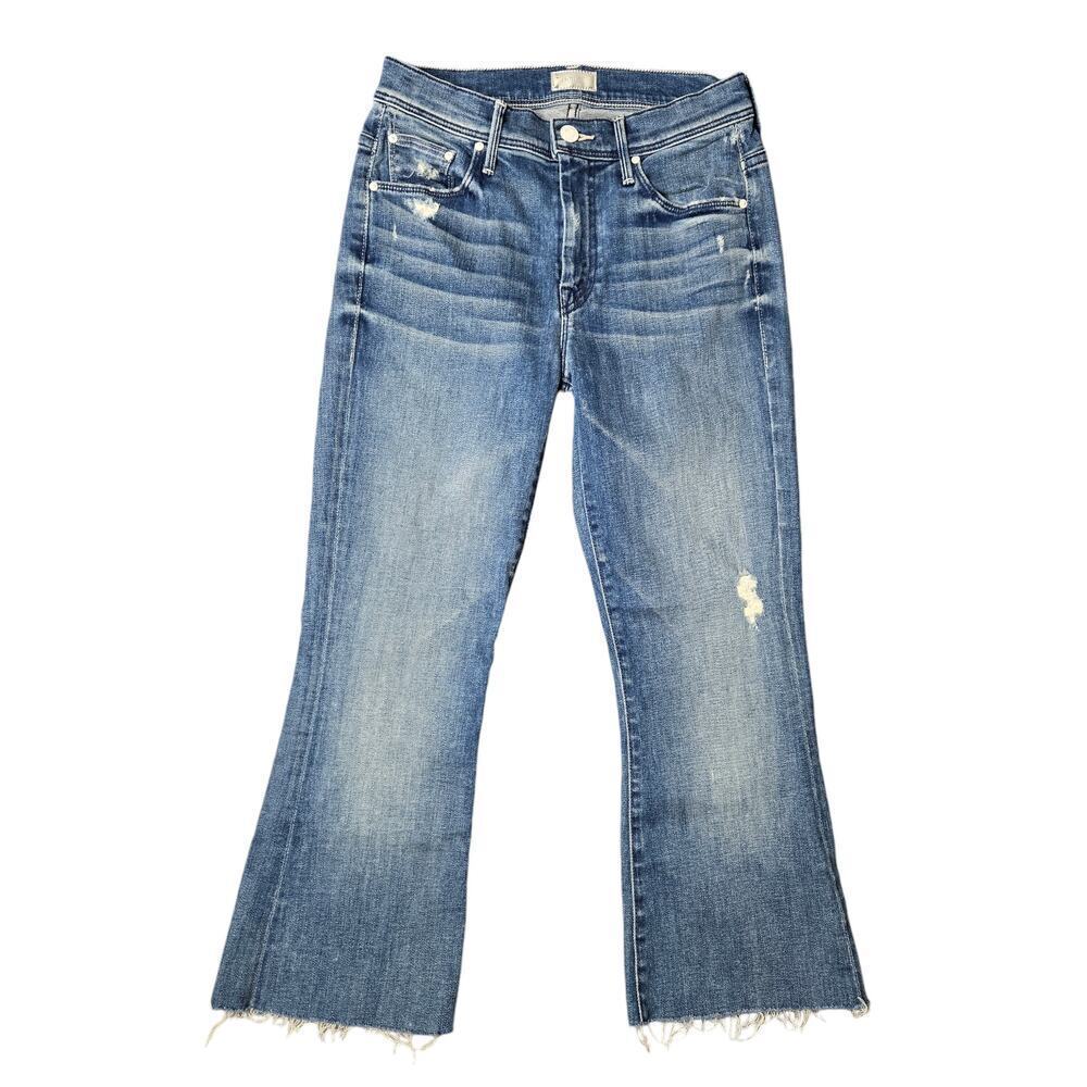 Mother‎ The Weekender Fray Graffiti Girl Jeans Size: 25